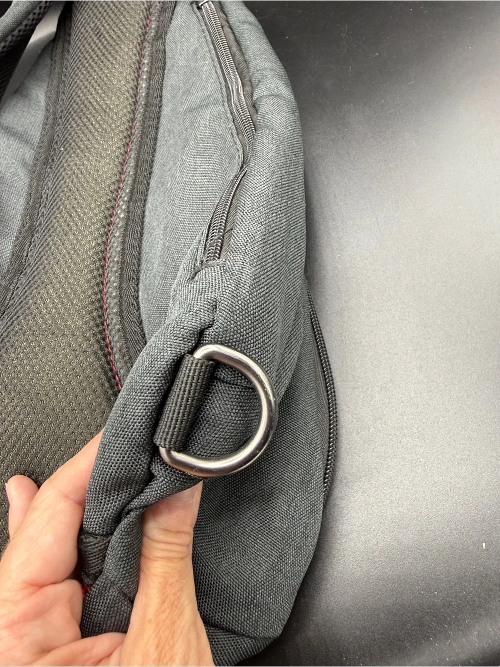 Swiss Tech Dark Gray Crossbody Sling Travel Bag